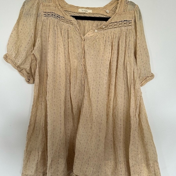 ISO DOEN Martinique Frances Floral Nightgown Dress Medium - Picture 2 of 2